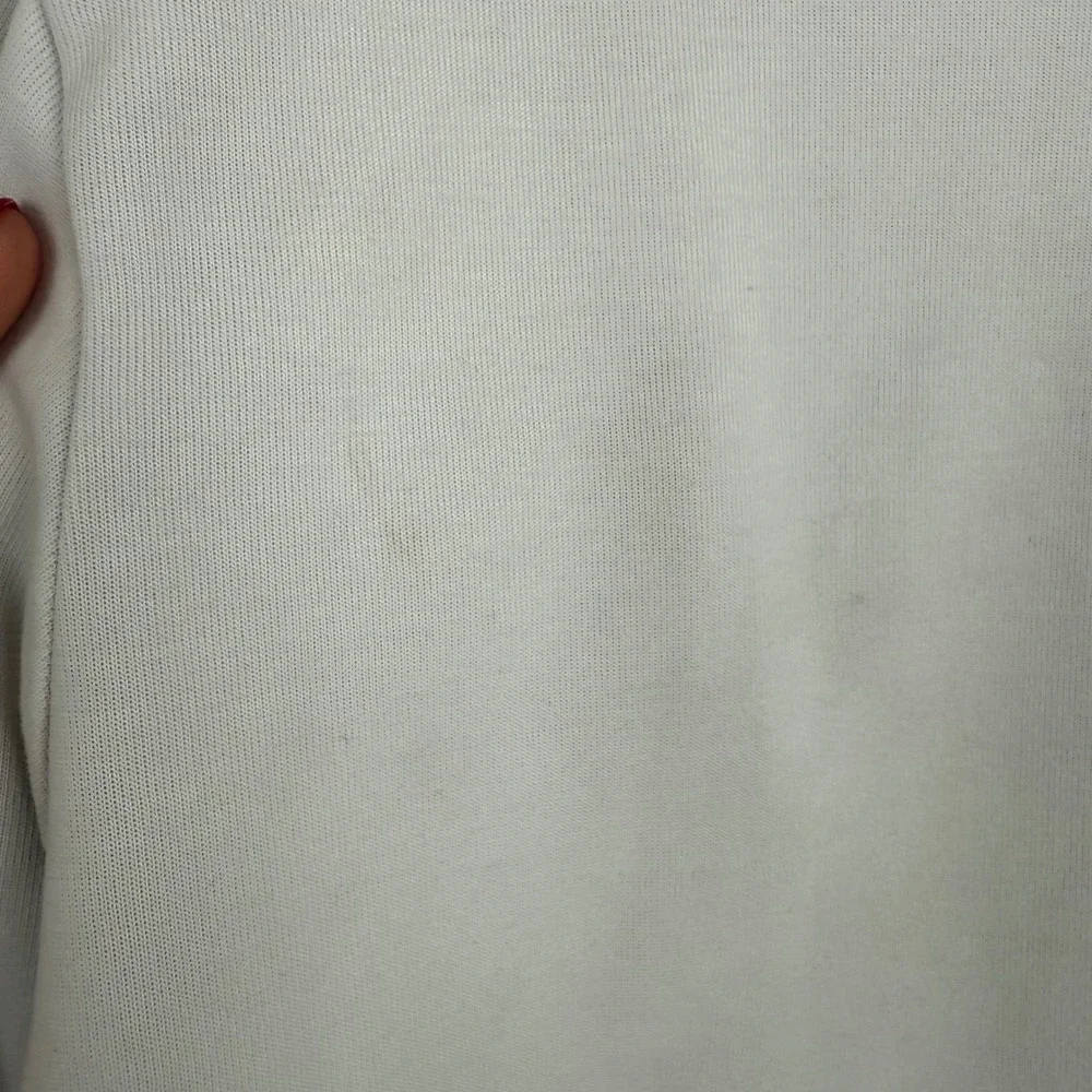 Polo Ralph Lauren White Crewneck Sweatshirt World Cup Alpine Racing Logo‎ Medium